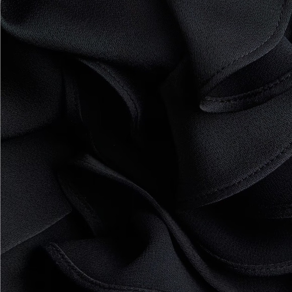 New H&M Ruffle-Sleeve Satin Dress - Picture 4 of 4